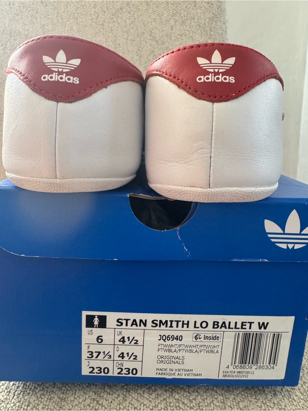ADIDAS STAN SMITH LO BALLET SHOES - Picture 6 of 7